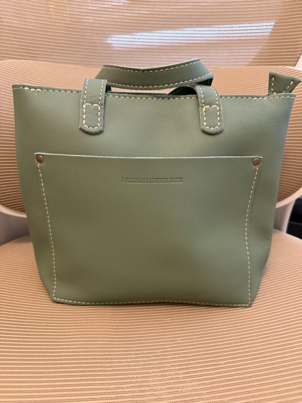 Portland Leather Mini Crossbody Tote
